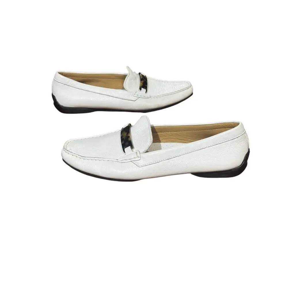 Diane B leather driver loafers size 38 euro